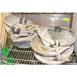 LOT OF 3 FABRIC TOOL BAGS