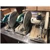 Image 1 : LOT OF 3 AS IS MAKITA CHOP SAWS
