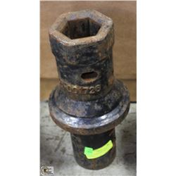 2.5 X 2.5 " SCREW PILE DRIVE ADAPTER