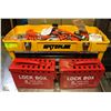 Image 1 : 2 LOCK OUT BOXES WITH LARGE ASSORTMENT OF LOCK OUT