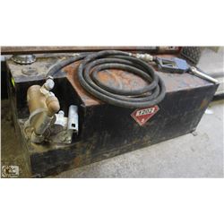 RUTZ 18" X 24" X 48" BLACK FUEL TANK WITH GPI