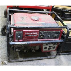 HONDA EM5000 GAS GENERATOR, UNTESTED - AS IS