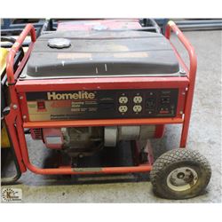 HOMELITE 4500 RUNNING WATTS GAS GENERATOR,