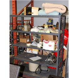 METRO RACK OF ASST. ESTATE ITEMS-RACK NOT INCL