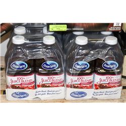 2 CASES OF OCEAN SPRAY CRANBERRY,POMEGRANITE,