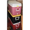 Image 1 : LOT OF 3 COOLERS