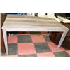 Image 1 : WOOD GRAIN STYLE GREY KITCHEN TABLE