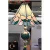 Image 2 : PINK & GREEN TIFFANY STYLE FLOOR LAMP