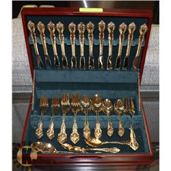 CHEST OF WALLACE FLATWARE