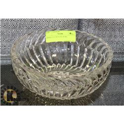 SWIRLCUT CRYSTAL BOWL