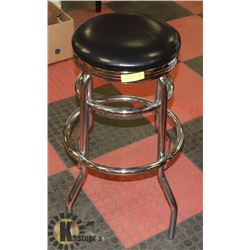MAN CAVE HEAVY DUTY CHROME BAR STOOL
