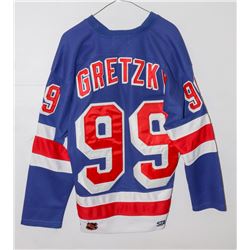 HOCKEY JERSEY GRETZKY-RANGERS SIZE 48