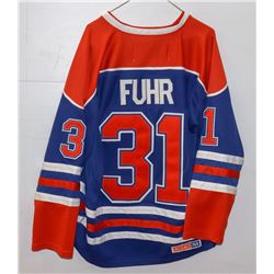 HOCKEY JERSEY FUHR-OILERS SIZE 48