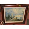 Image 1 : THOMAS KINKADE ON CANVAS "A LIGHT IN THE STORM"
