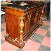 Image 1 : WOOD AND STONE TOP BAR UNIT