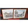 Image 1 : SET OF 2 COLLECTOR RIDEAU CANAL PRINTS BY BEN