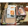 Image 1 : FLAT OF ASST INCL TUMBLE BASKET, CHICKEN ROASTERS