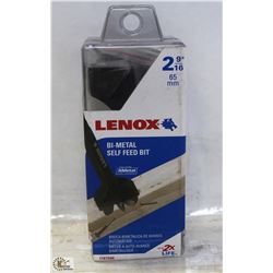 LENNOX 2-9/16" BI-METAL SELF FEED BIT - ON CHOICE
