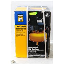 PANCAKE COMPRESSOR 2 HP 5 GALLON, NEW IN BOX