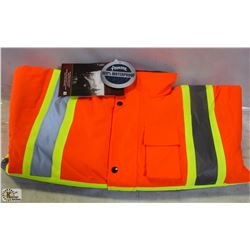 NEW PIONEER SIZE MED REFLECTIVE WORK JACKET - ON