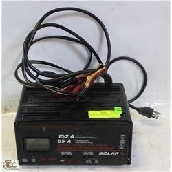 SOLAR 10/2A CHARGER & 55A ENGINE START BATTERY