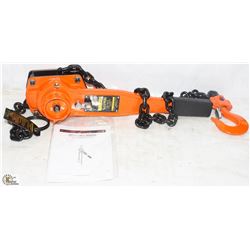 NEW JET 1-1/2" LEVER CHAIN HOIST - ON CHOICE