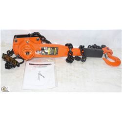 NEW JET 1-1/2" LEVER CHAIN HOIST - ON CHOICE
