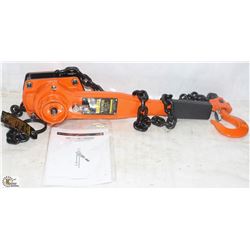 NEW JET 1-1/2" LEVER CHAIN HOIST - ON CHOICE