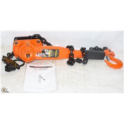 NEW JET 1-1/2" LEVER CHAIN HOIST - ON CHOICE