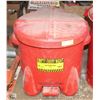 Image 1 : EAGLE PLASTIC 10 GALLON WASTE CAN