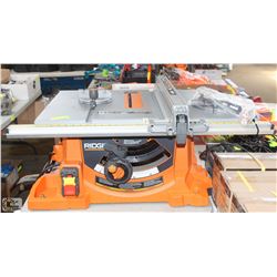 NEW RIDGID TABLE TOP TABLE SAW MSRP 599 HOMEDEPOT