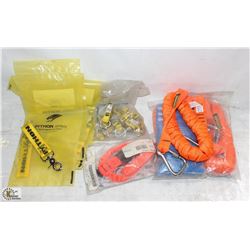BOX OF NEW TEETHER SUPER COIL SAFETY ROPES