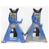 Image 1 : PAIR OF 3-1/2 TON JACK STANDS (BLUE)