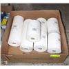 Image 1 : BOX WITH 7 ASSORTED SIZE ROLLS 3M WHITE MASKING
