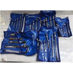 LOT OF 6 SOCKET EXTENSION SETS