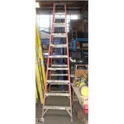 10FT ALUMINUM & FIBREGLASS LADDER - ON CHOICE
