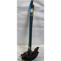 LOT OF 3 ASSORTED 3/4" - 1" PIPE BENDERS
