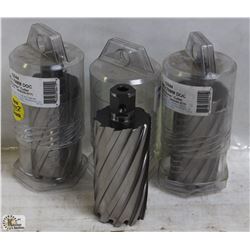 LOT OF 3 HOUGEN 44MM X 76MM CUTTER BITS - ON