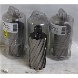 LOT OF 3 HOUGEN 44MM X 76MM CUTTER BITS - ON