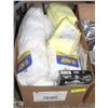 Image 1 : BOX OF NEW MOP HEADS AND RAGS