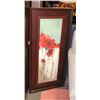 Image 1 : WOOD FRAMED FLORAL PICTURE