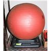 Image 1 : INFLATABLE 22 INCHES FITBALL WITH STAND