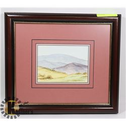 ESTATE WATERCOLOR SIGNED HECKENBERRY.