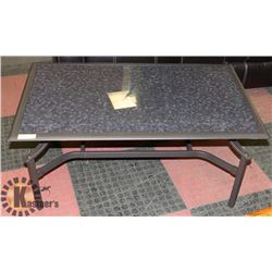 NEW COFFEE TABLE, 40"X24"X18".
