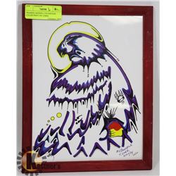 FRAMED, SIGNED, LTD EDITION COLOR PRINT BY CHRIS