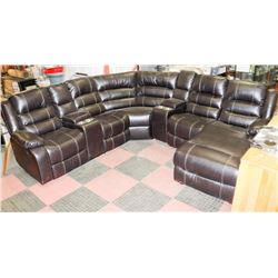 NEW BORDEAU LEATHERETTE DOUBLE CONSOLE