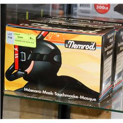 LOT OF 4 RED NEMROD UNDERWATER MASKS