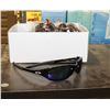 Image 1 : BOX OF BLACK AND BLUE OAKLEY STYLE SUNGLASSES