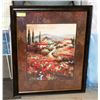 Image 1 : FRAMED COUNTRY SCENE PICTURE