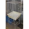 Image 1 : WHITE BIRD CAGE.